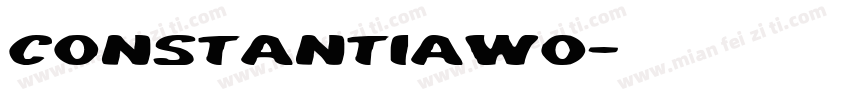 ConstantiaW0字体转换