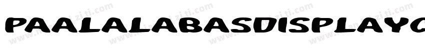 PaalalabasDisplayCon字体转换