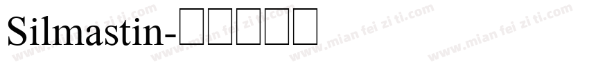 Silmastin字体转换