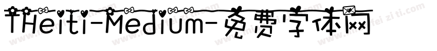 THeiti-Medium字体转换