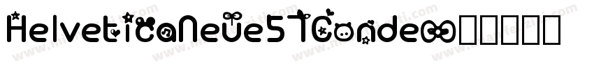 HelveticaNeue57Conde字体转换