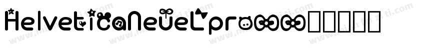 HelveticaNeueLpro-字体转换