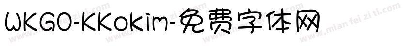WKGO-KKokim字体转换