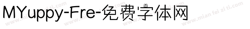 MYuppy-Fre字体转换
