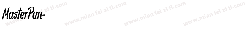 MasterPan字体转换