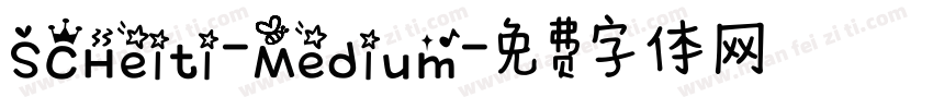 SCHeiti-Medium字体转换
