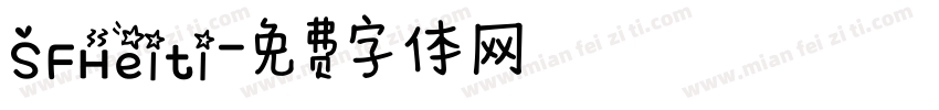 SFHeiti字体转换