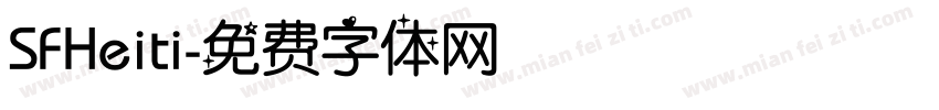 SFHeiti字体转换
