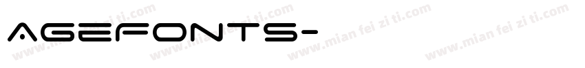 AgeFonts字体转换