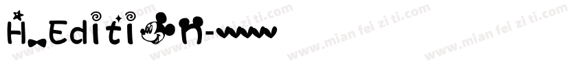 H_Edition字体转换