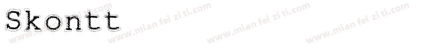 Skontt字体字体转换