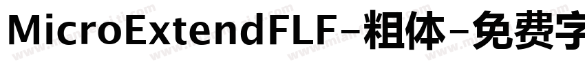 MicroExtendFLF-粗体字体转换