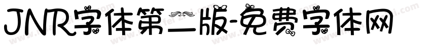 JNR字体第二版字体转换