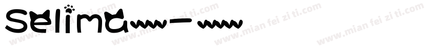 Selima英文字体字体转换