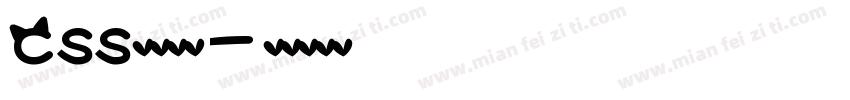 css英文字体字体转换