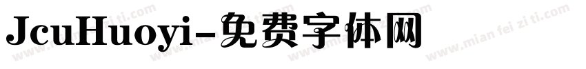 JcuHuoyi字体转换