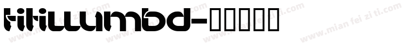 TitillumBd字体转换