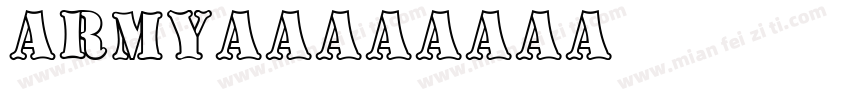 army字库字体转换