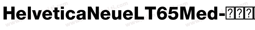 HelveticaNeueLT65Med字体转换