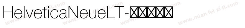 HelveticaNeueLT字体转换