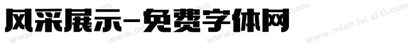 风采展示字体转换