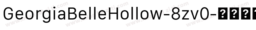 GeorgiaBelleHollow-8zv0字体转换