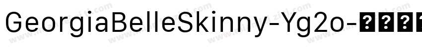 GeorgiaBelleSkinny-Yg2o字体转换