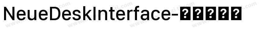 NeueDeskInterface字体转换