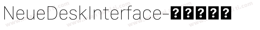 NeueDeskInterface字体转换