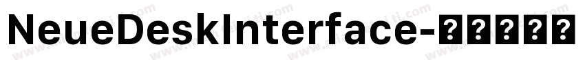 NeueDeskInterface字体转换