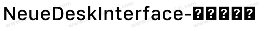 NeueDeskInterface字体转换