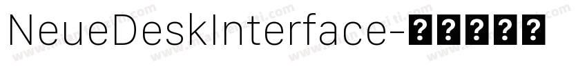 NeueDeskInterface字体转换