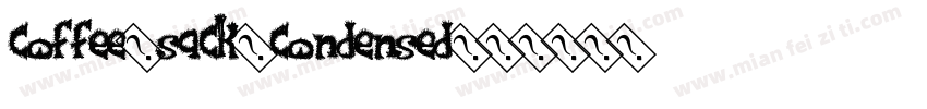 Coffee-Sack-Condensed字体转换