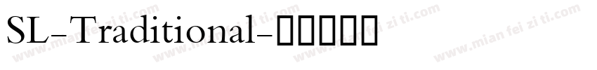 SL-Traditional字体转换