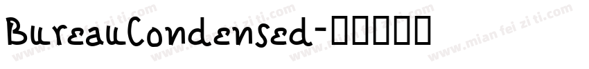 BureauCondensed字体转换