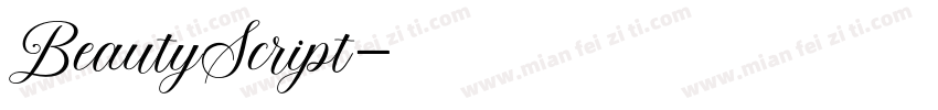 BeautyScript字体转换