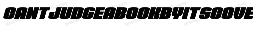 CantJudgeABookByItsCover-D3j9字体转换