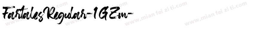 FartalesRegular-1GZm字体转换