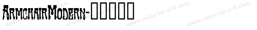 ArmchairModern字体转换