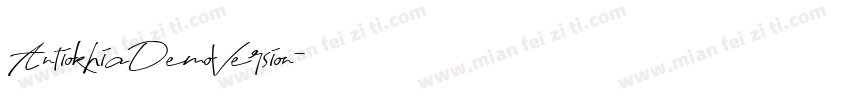 AntiokhiaDemoVersion字体转换