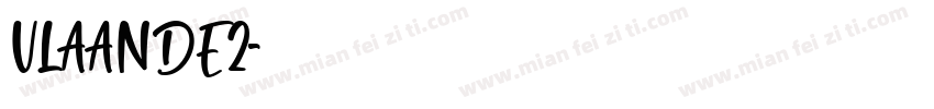 VLAANDE2字体转换