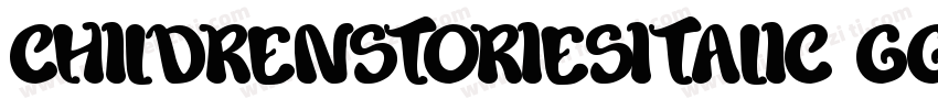 ChildrenStoriesItalic-ggop字体转换