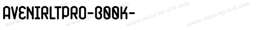 AvenirLTPro-B00k字体转换