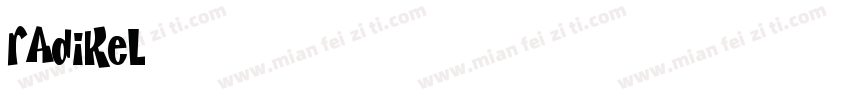 radikel字体转换