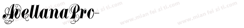 AvellanaPro字体转换