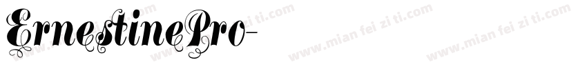 ErnestinePro字体转换