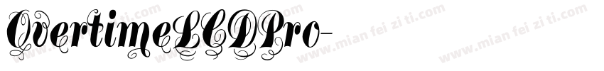 OvertimeLCDPro字体转换