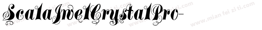 Sca1aJwe1Crysta1Pro字体转换
