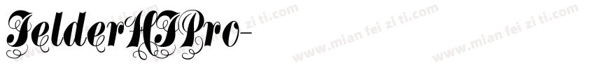 TelderHTPro字体转换