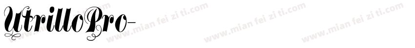 UtrilloPro字体转换